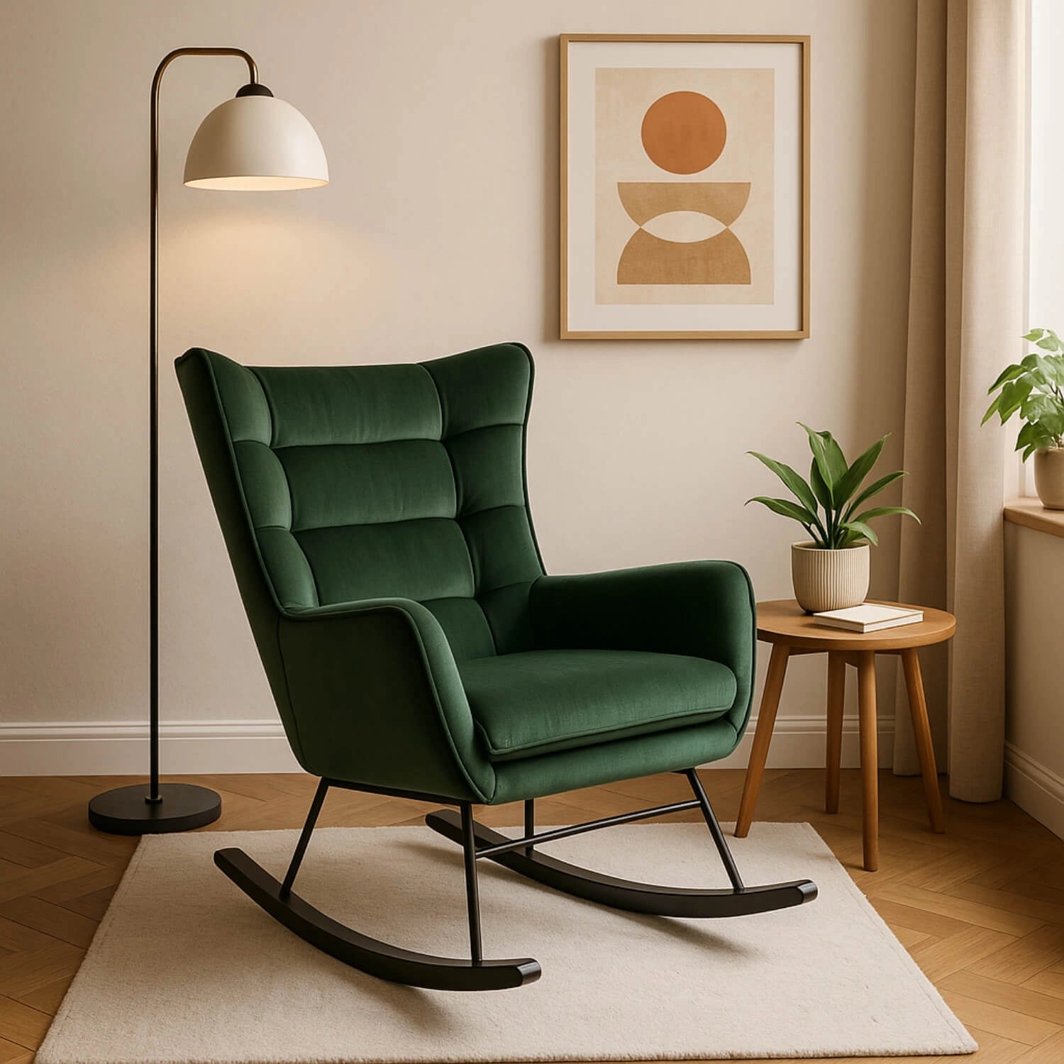 JACKSON Schaukelstuhl Velour