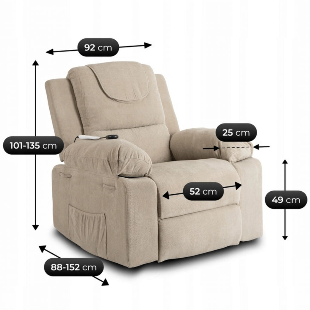 FENIX Elektrischer Liegemassagesessel