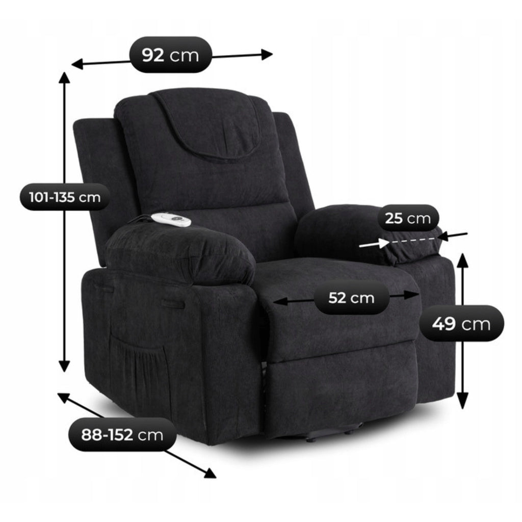 FENIX Elektrischer Liegemassagesessel