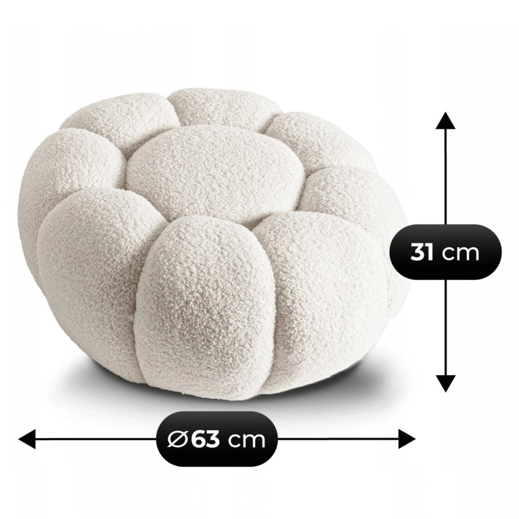 PETTIT Sessel mit Pouf