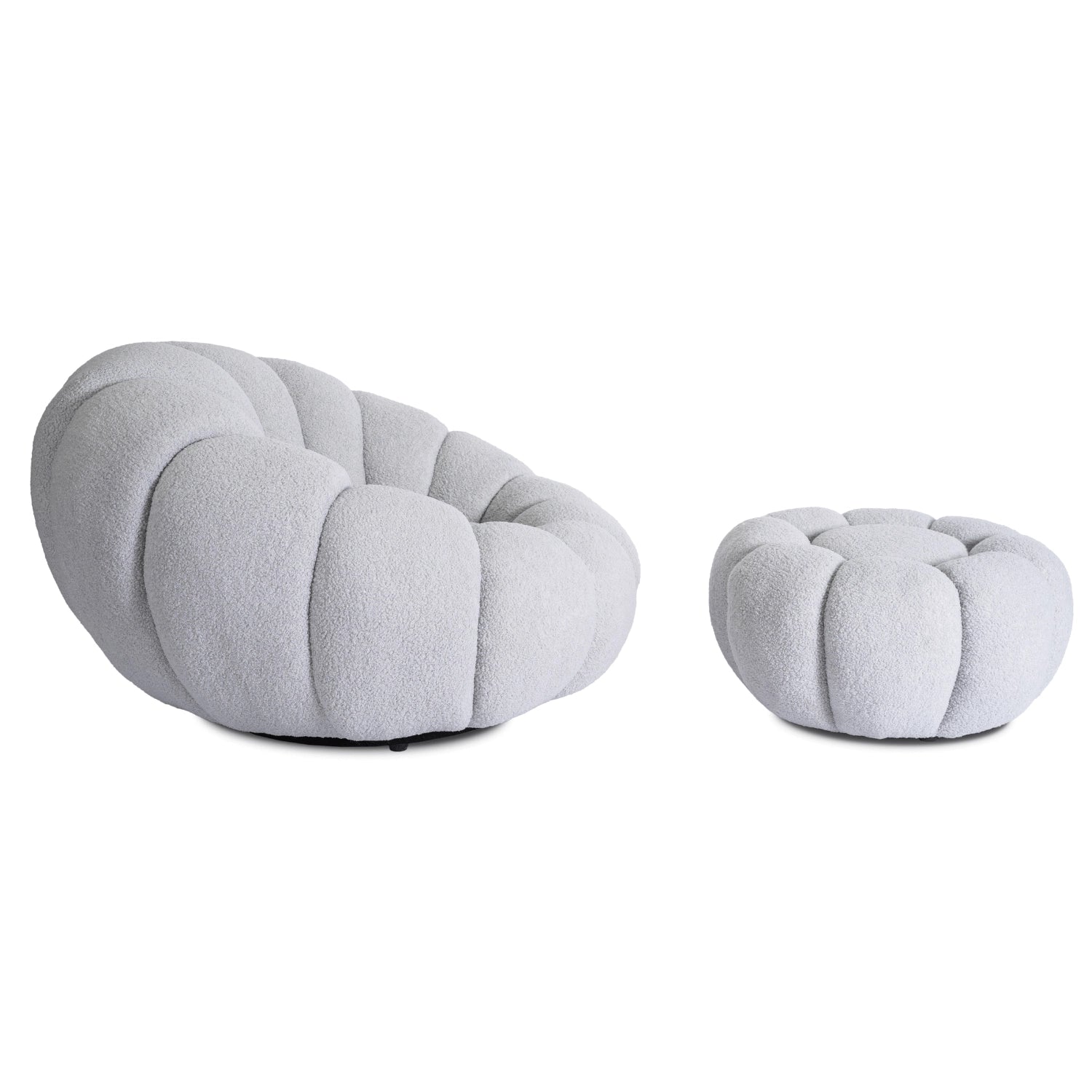 PETTIT Sessel mit Pouf