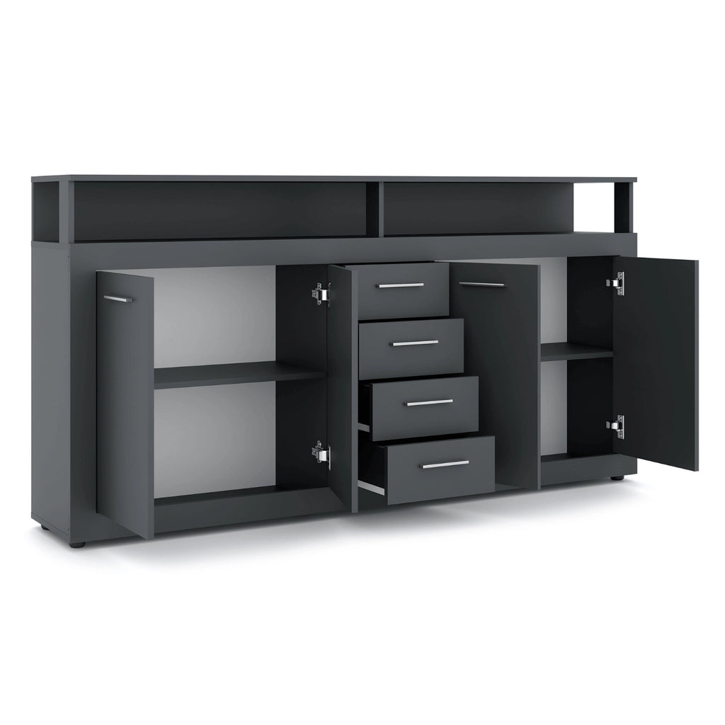 BLAGO Kommode 190cm Anthrazit