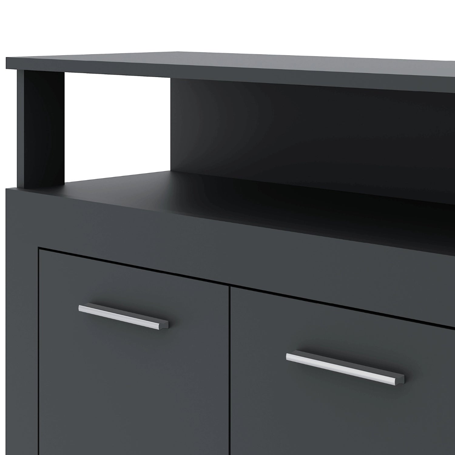 BLAGO Kommode 190cm Anthrazit