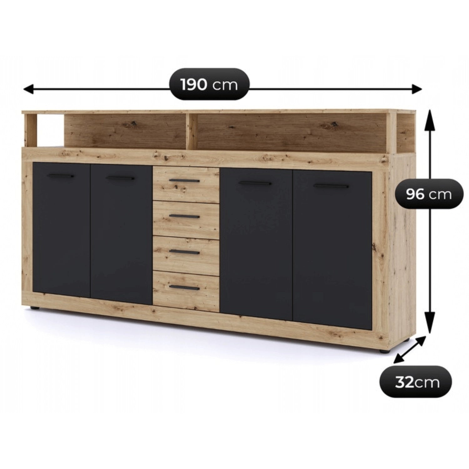 Kommode BLAGO 190 cm