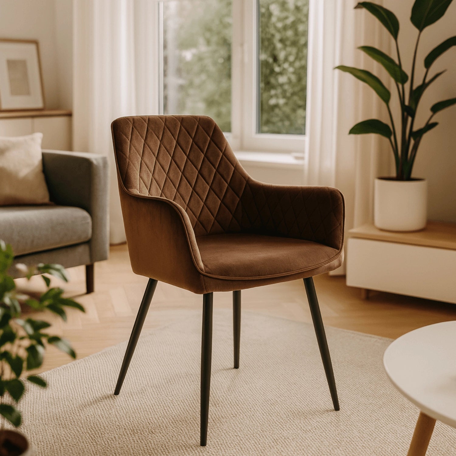 BRESSO-Stuhl Velour