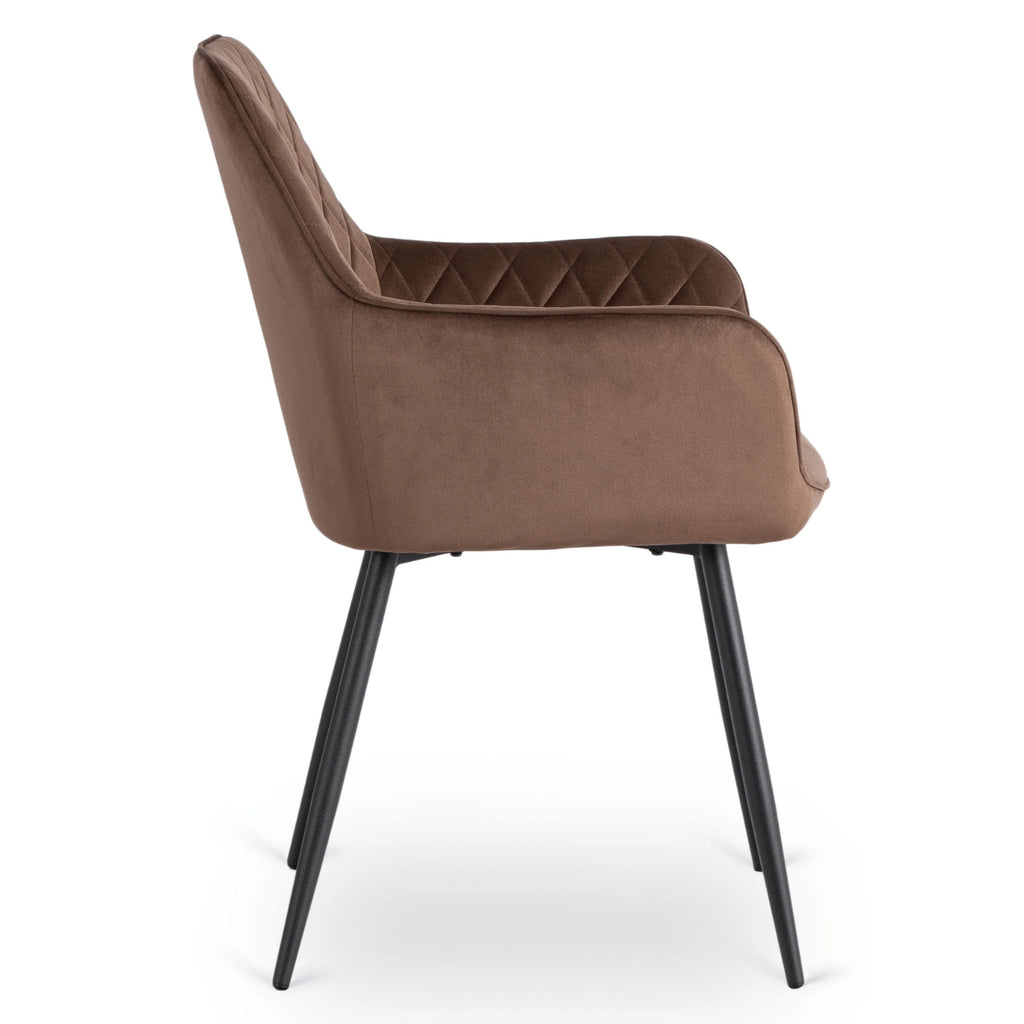 BRESSO-Stuhl Velour