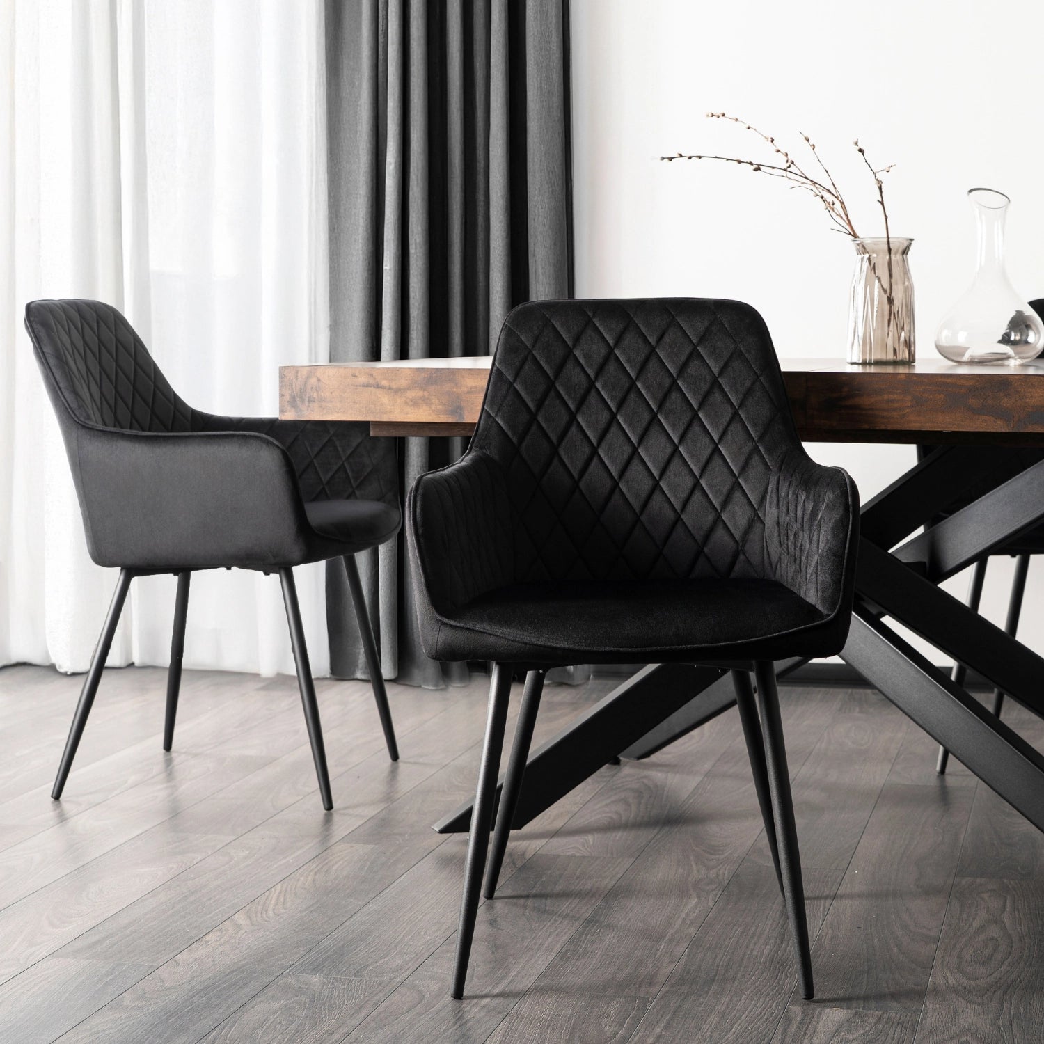 BRESSO-Stuhl Velour