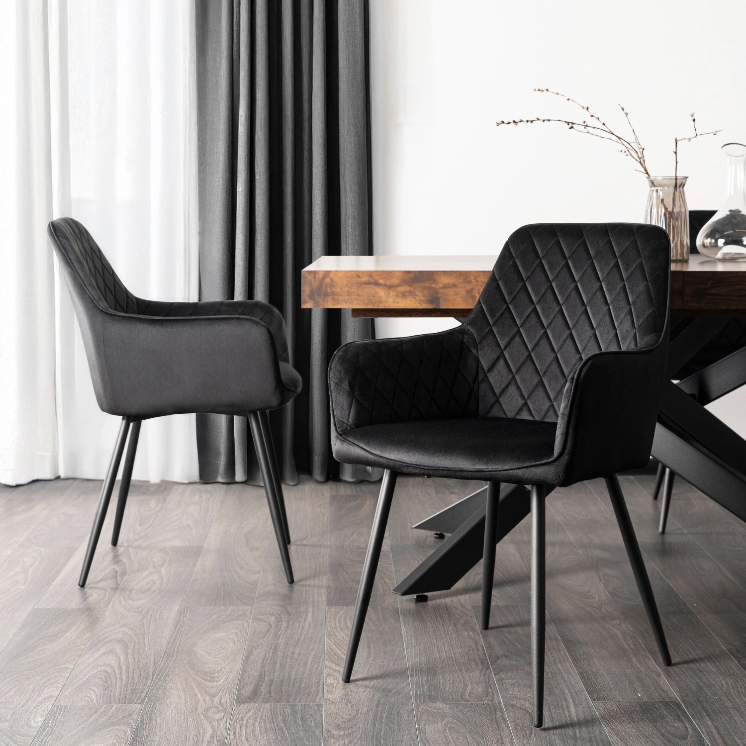 BRESSO-Stuhl Velour