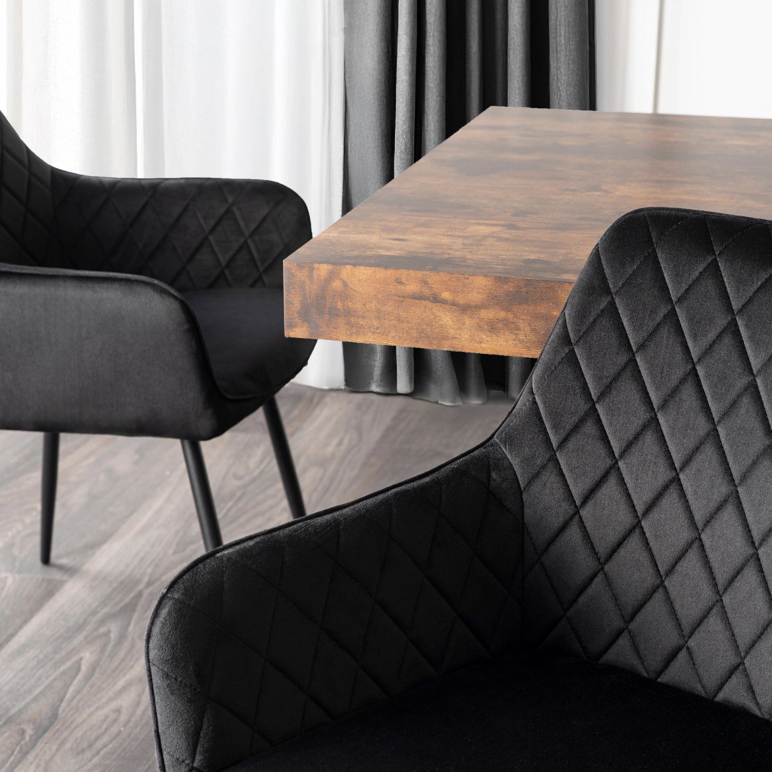 BRESSO-Stuhl Velour