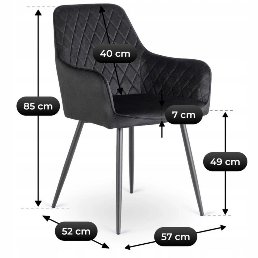 BRESSO-Stuhl Velour