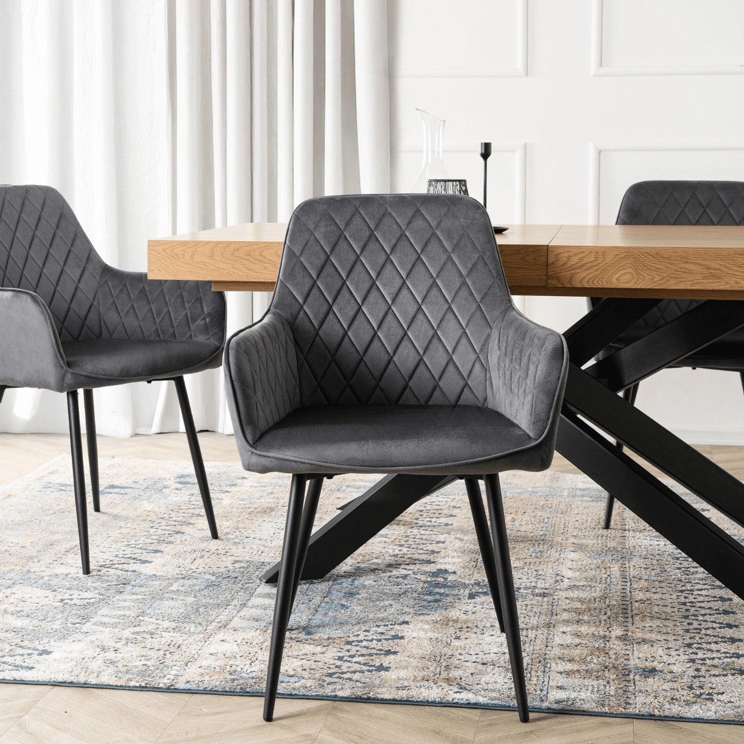 BRESSO-Stuhl Velour