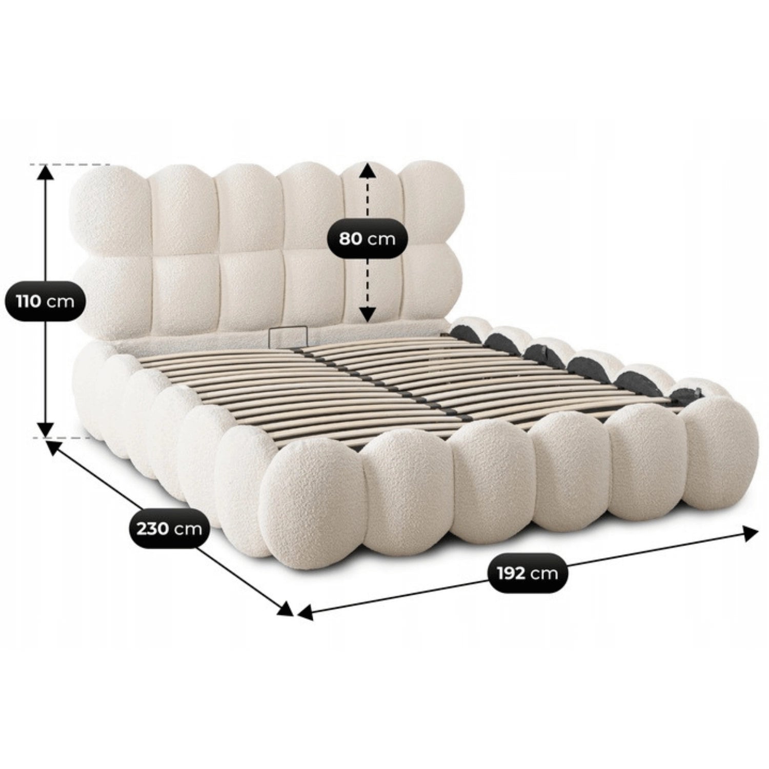 Bett 160x200 ANKARA mit Behälter