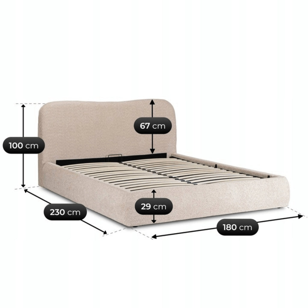 Bett 160x200 BRISTOL mit Behälter