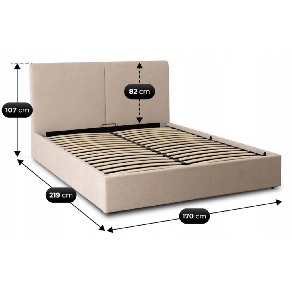 Bett 160x200 MARSEILLE mit Behälter