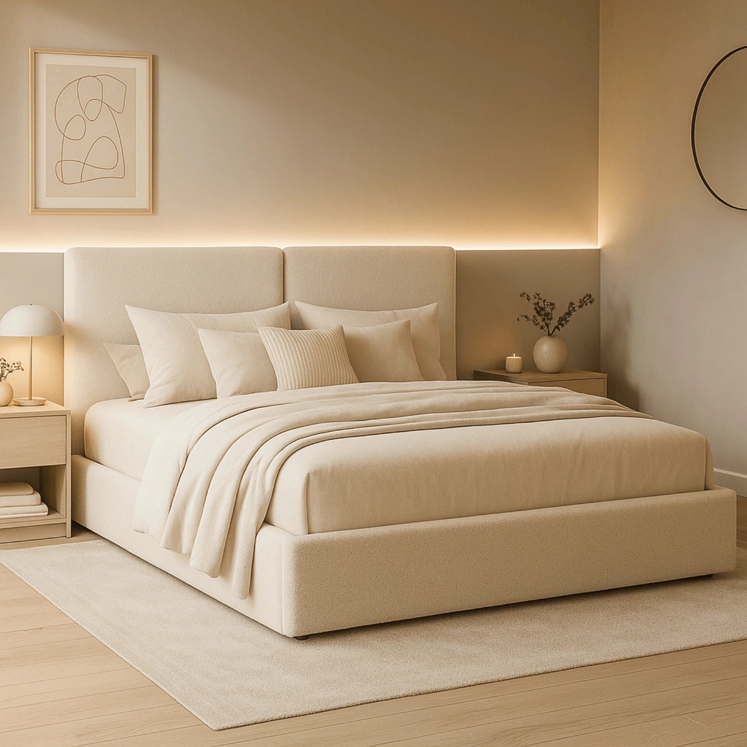 Bett 160x200 MARSEILLE mit Behälter