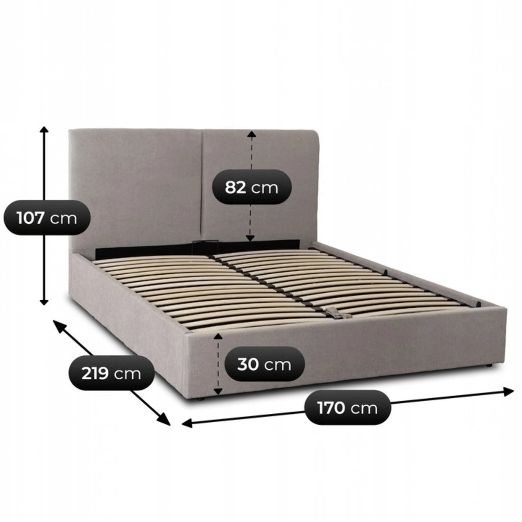 Bett 160x200 MARSEILLE mit Behälter