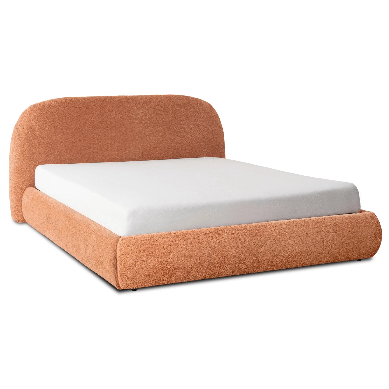 Bett 160x200 ROSSO mit Bouclé