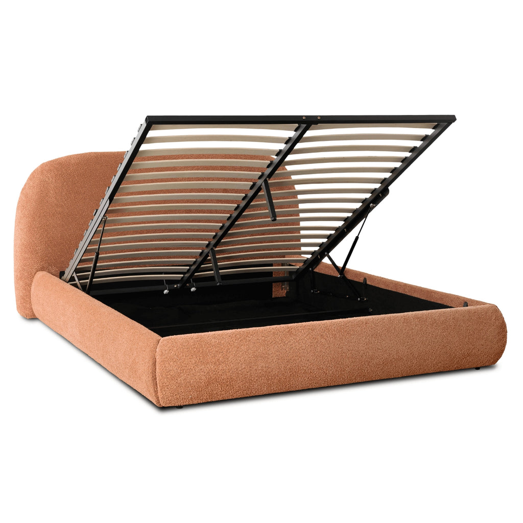 Bett 160x200 ROSSO mit Bouclé