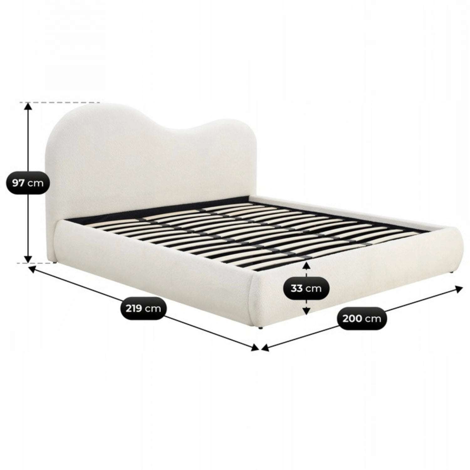 Bett 180x200 TALINN mit Behälter