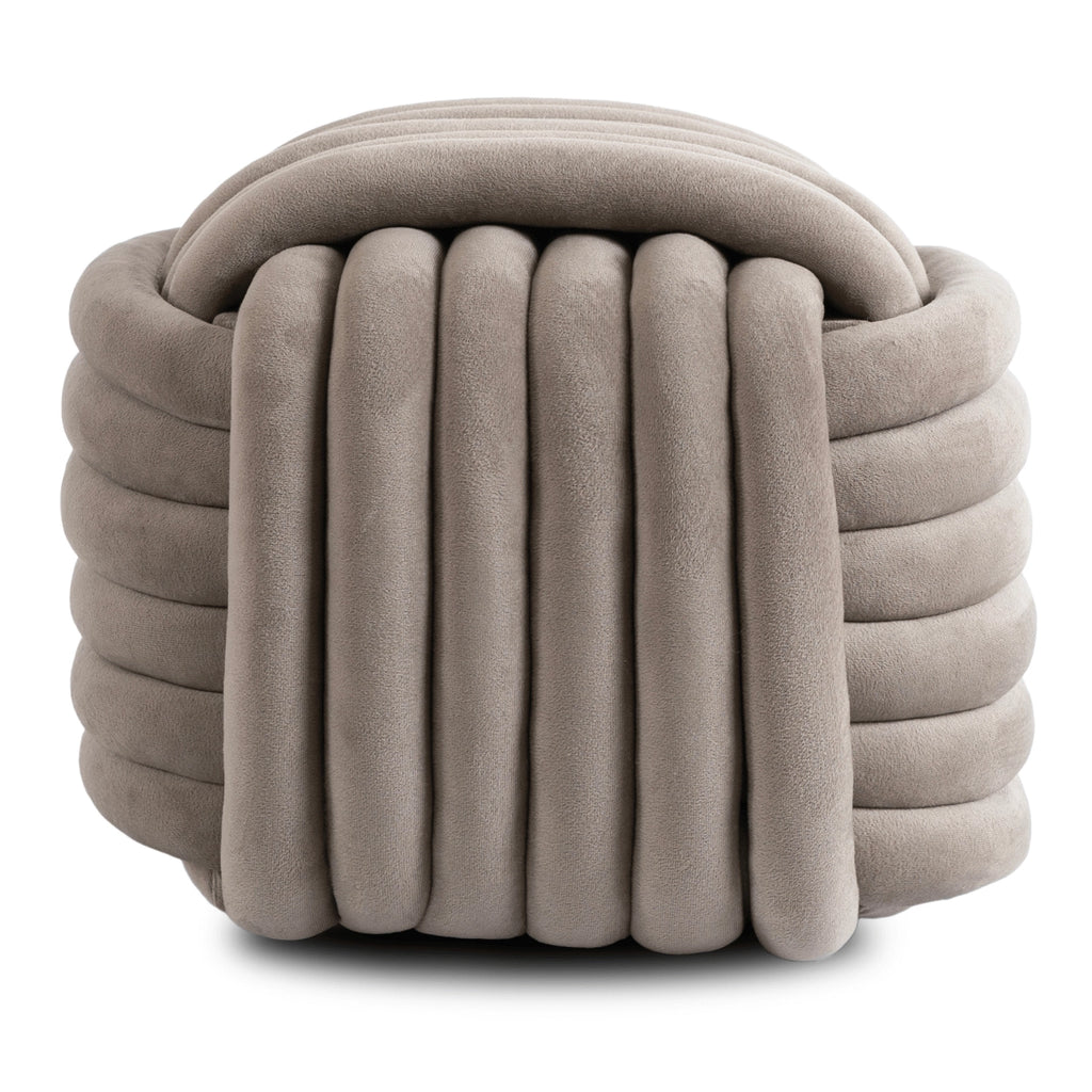 MAGMA Geflochtener Pouffe Velour