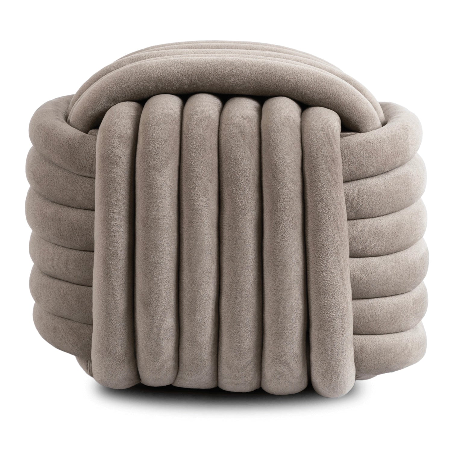 MAGMA Geflochtener Pouffe Velour