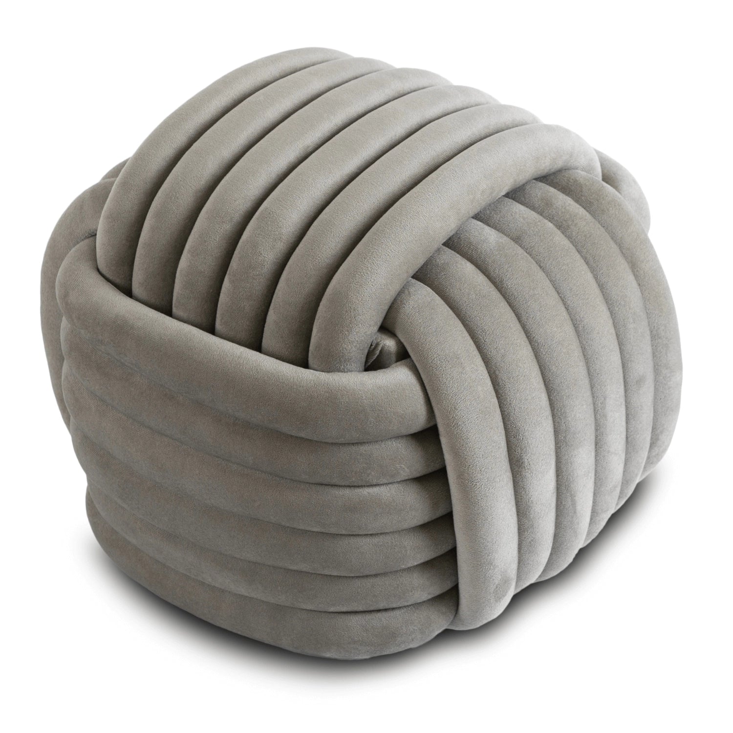MAGMA Geflochtener Pouffe Velour