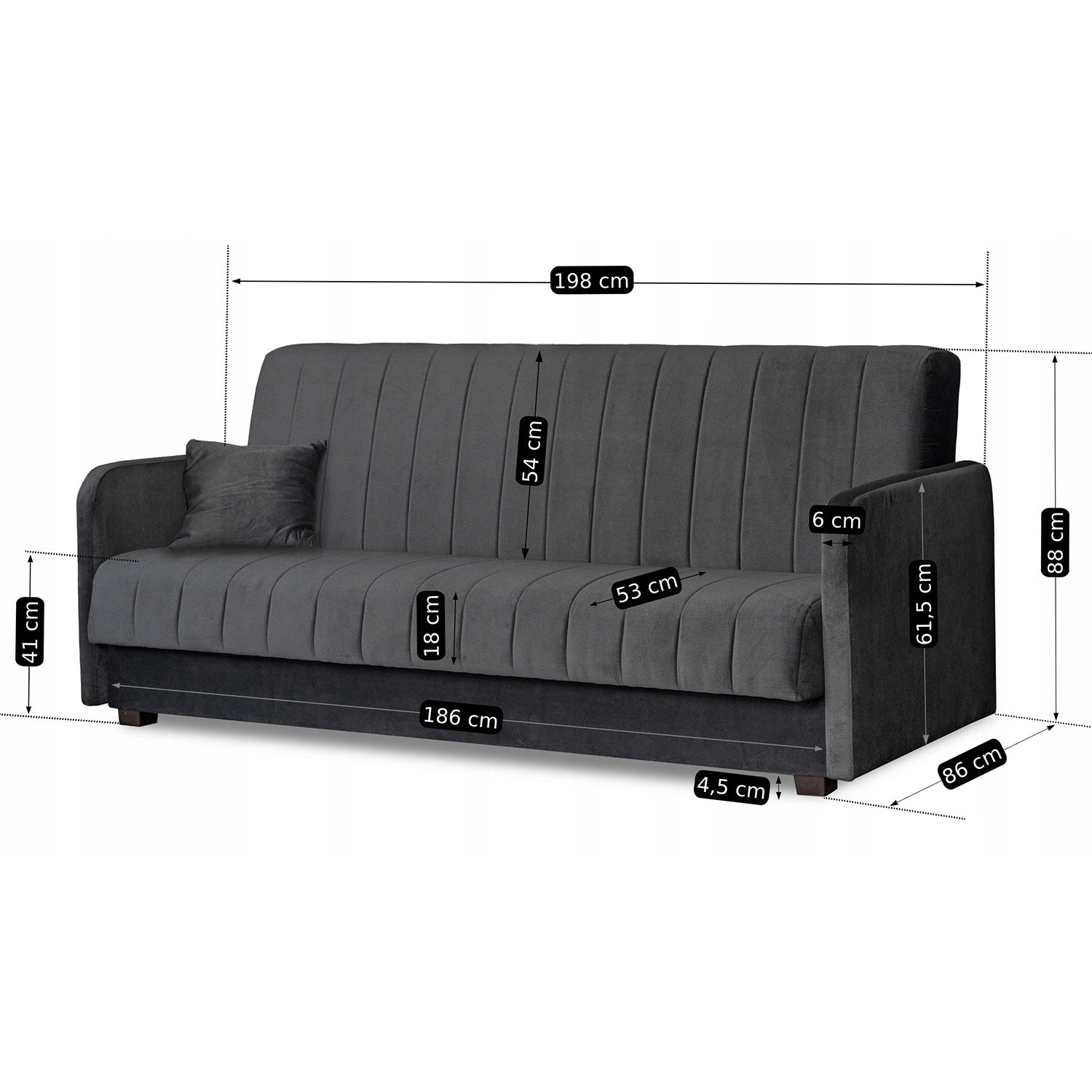Sofabett PORTO
