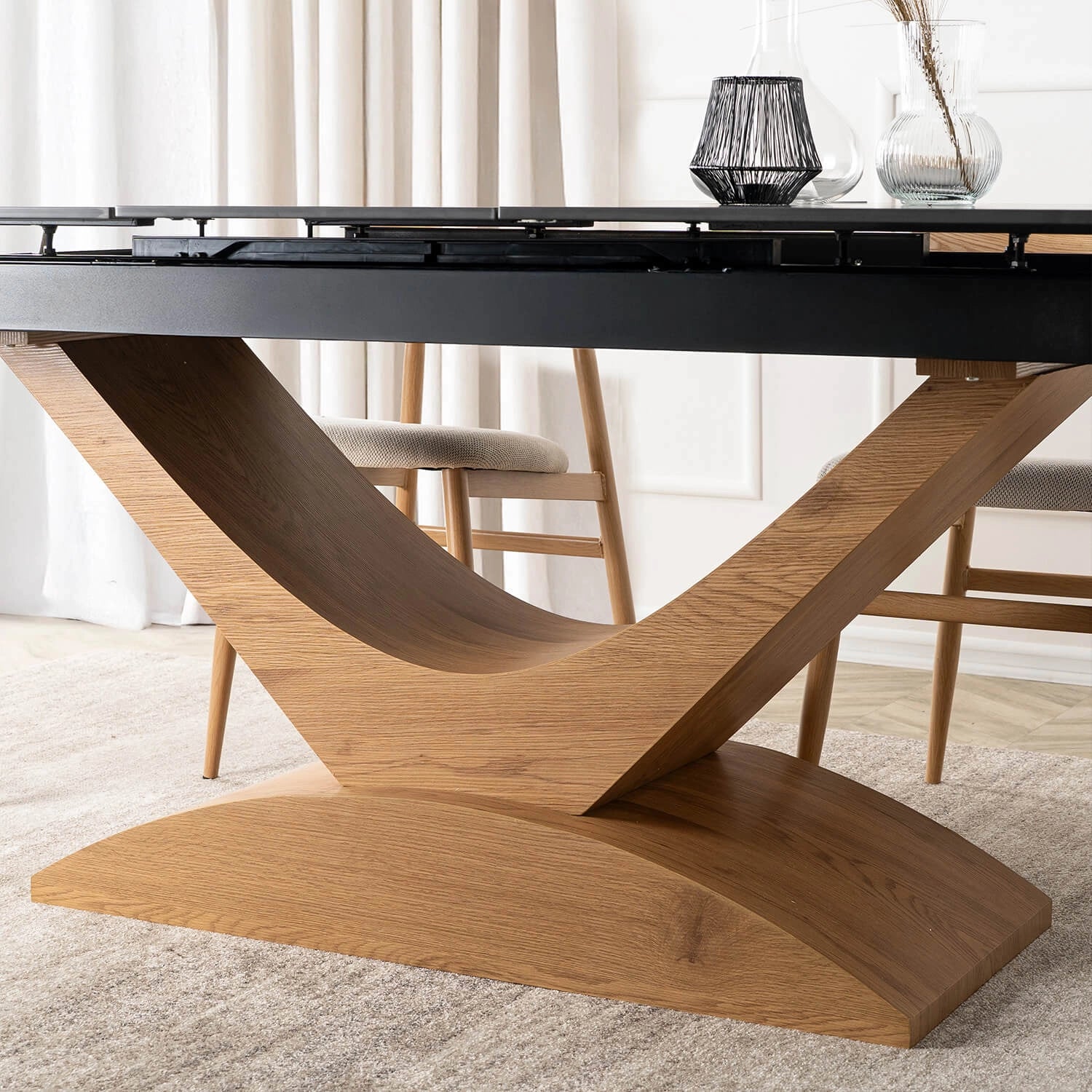 ALICANTE Keramik-Ausziehtisch 160–200 cm