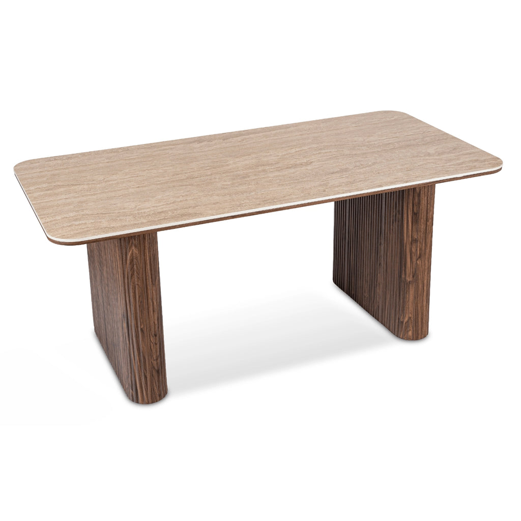 ARAMIS Keramik-Tisch 180 cm Travertin