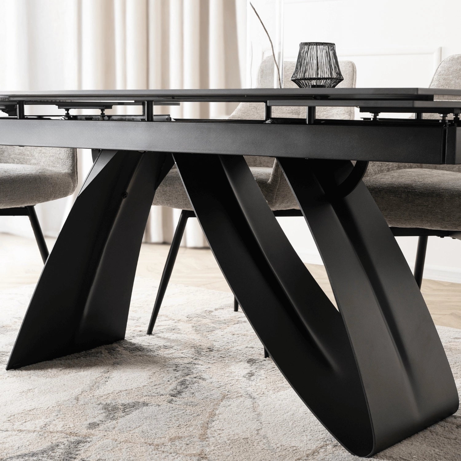 DEVON Keramik-Ausziehtisch 160–220 cm
