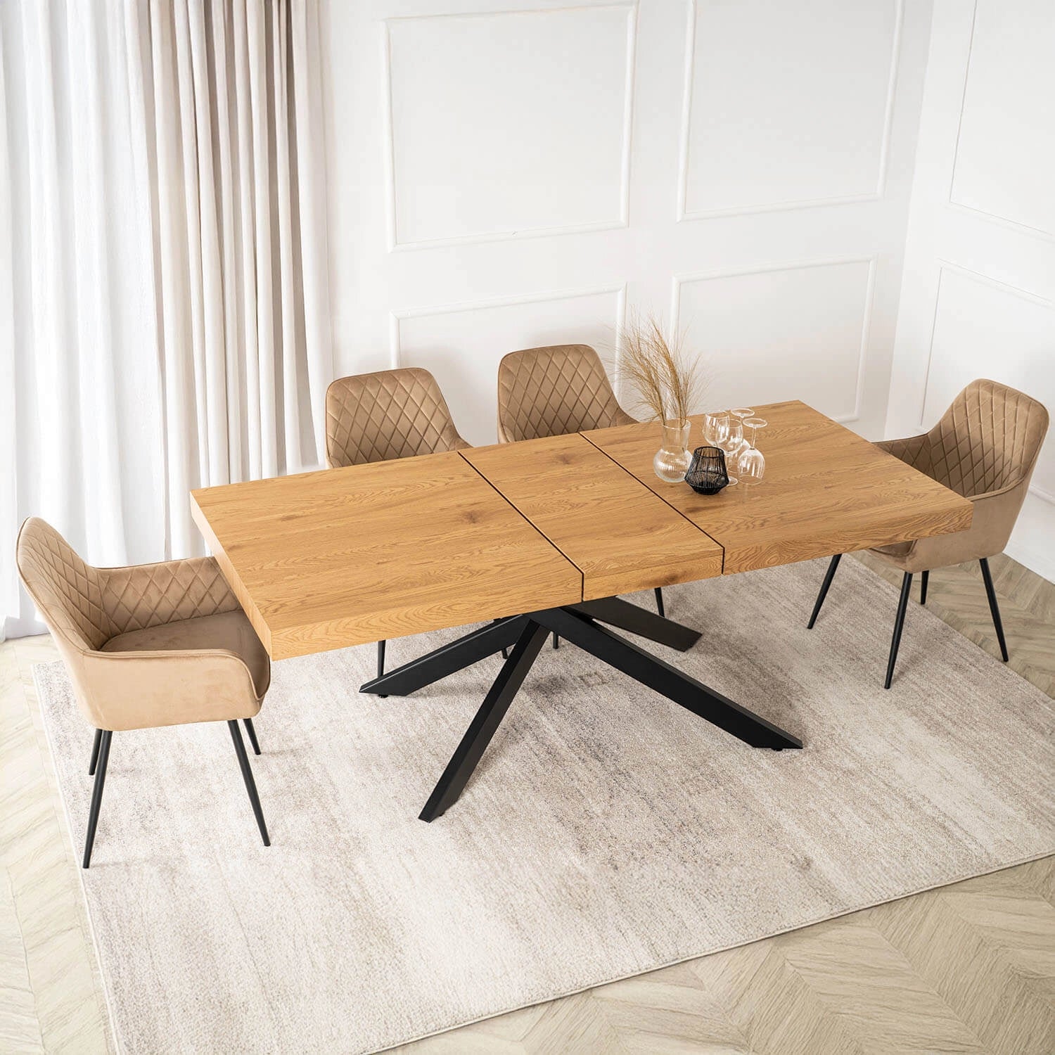 HAMPTON Ausziehtisch 160–240 cm