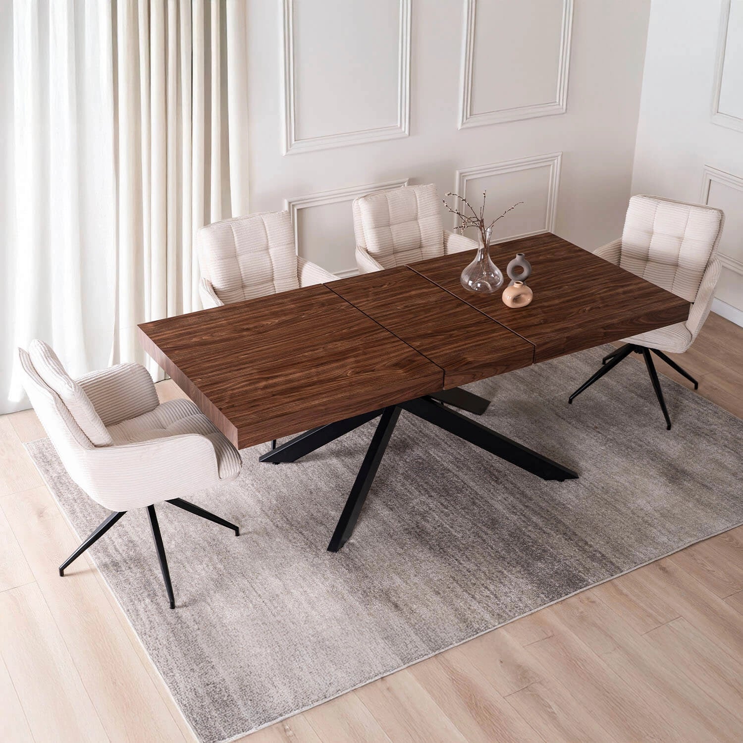 HAMPTON Ausziehtisch 160–240 cm