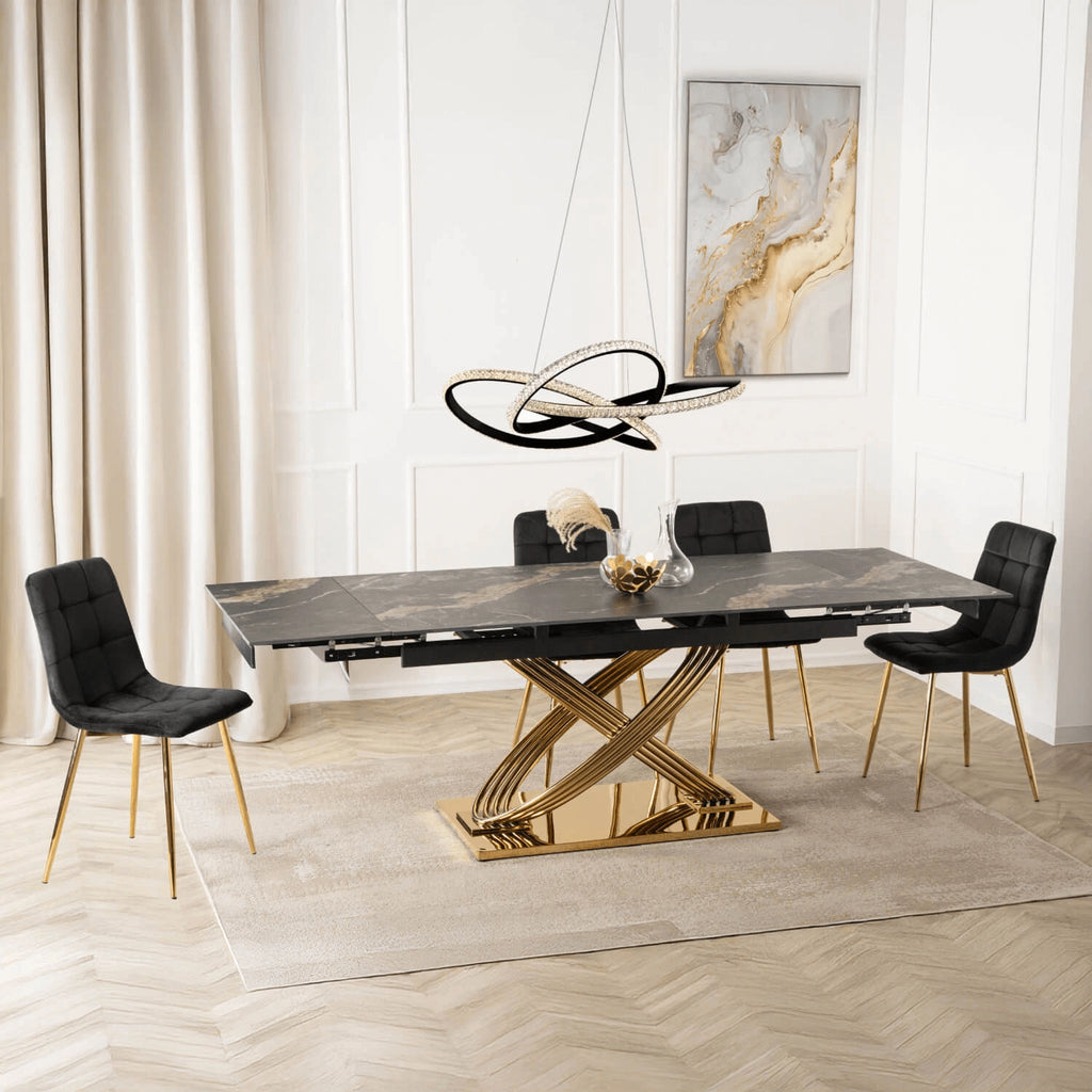 IBIZA Keramik-Ausziehtisch 160–240 cm