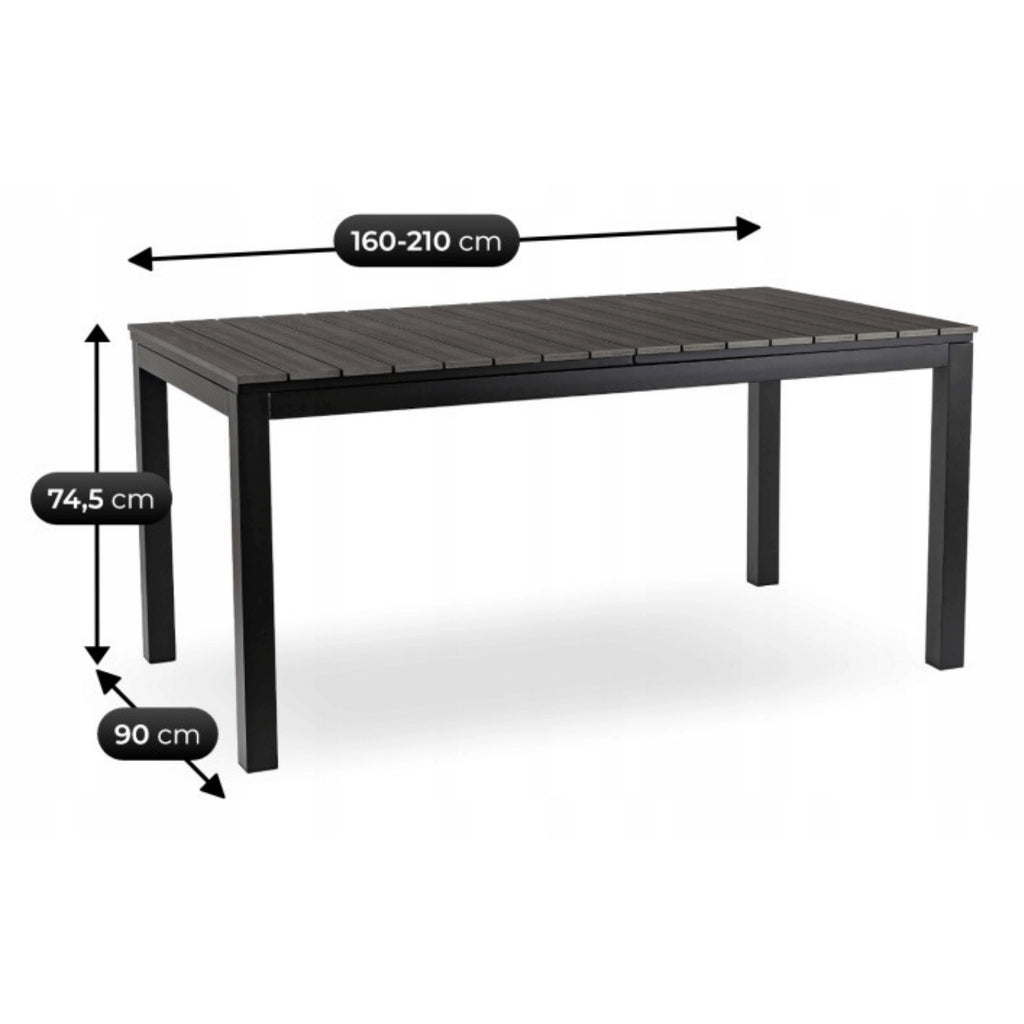 ARGOS Gartentisch 160-210 cm