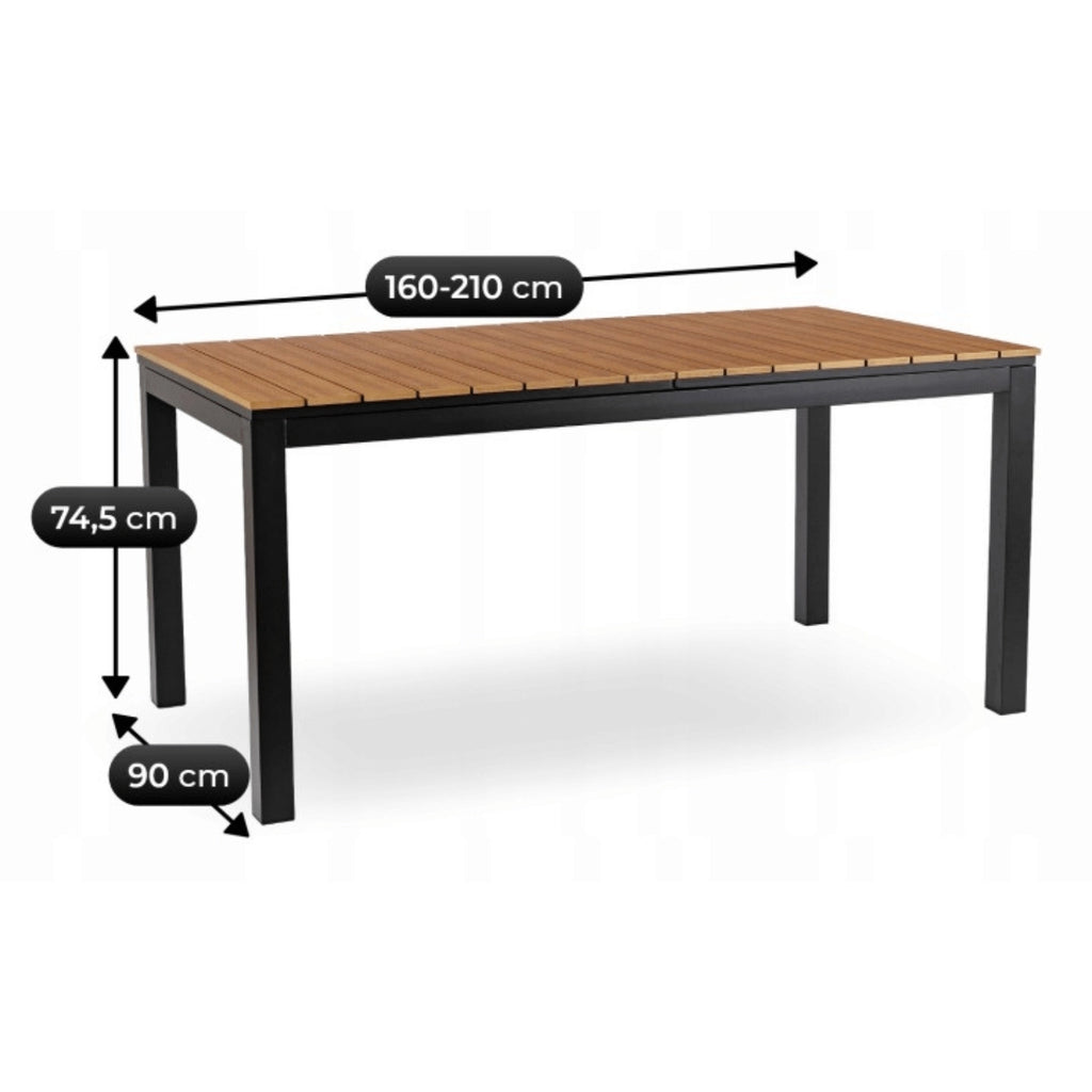 ARGOS Gartentisch 160-210 cm