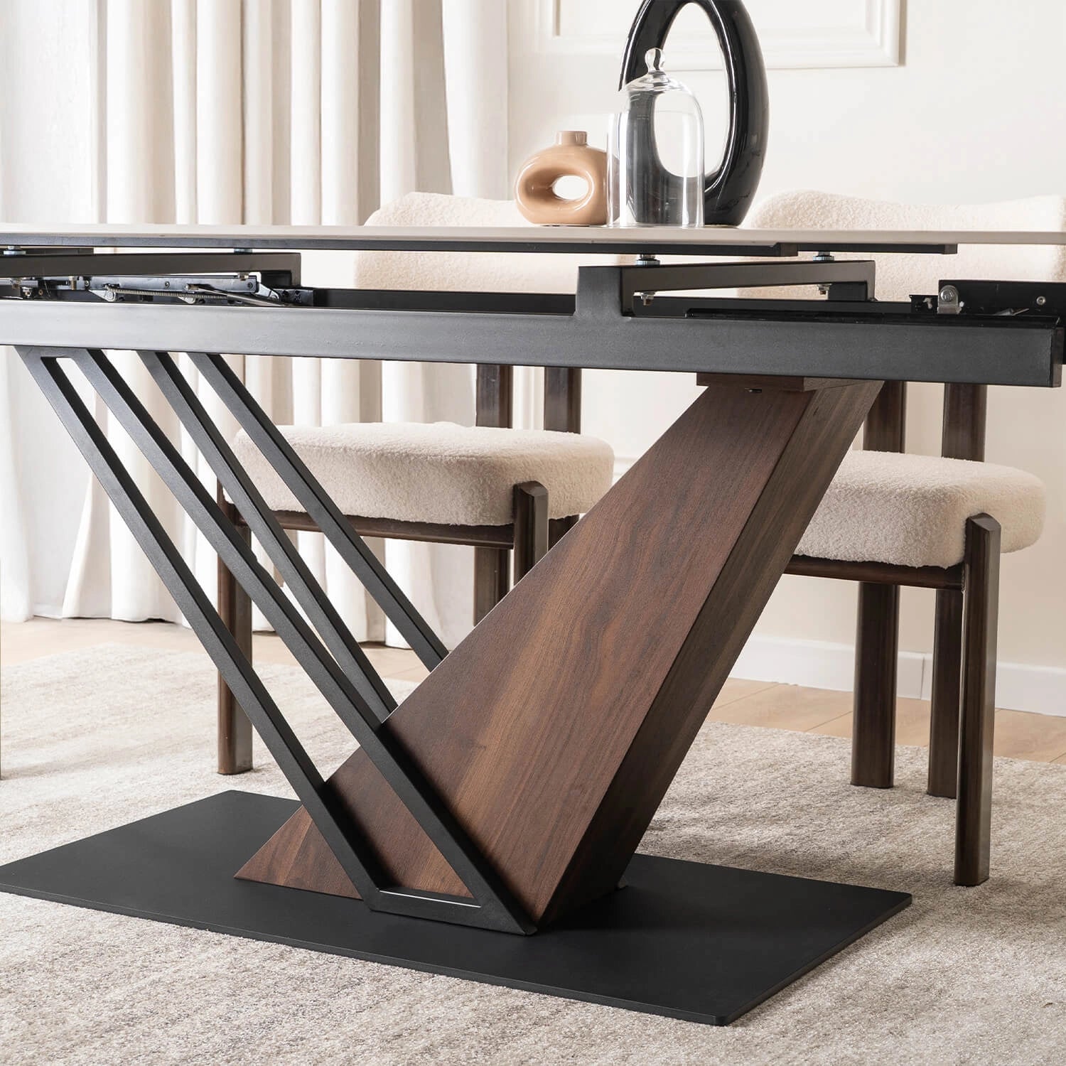 REX 2 Keramik-Ausziehtisch 180–240 cm