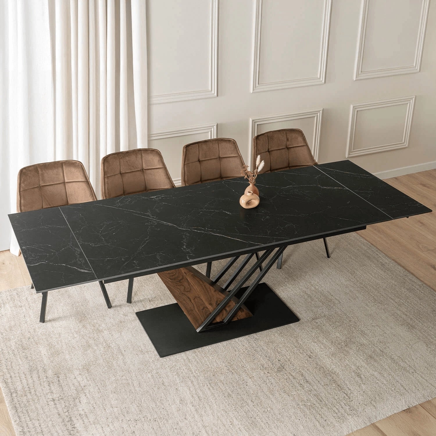 REX 2 Keramik-Ausziehtisch 180–240 cm