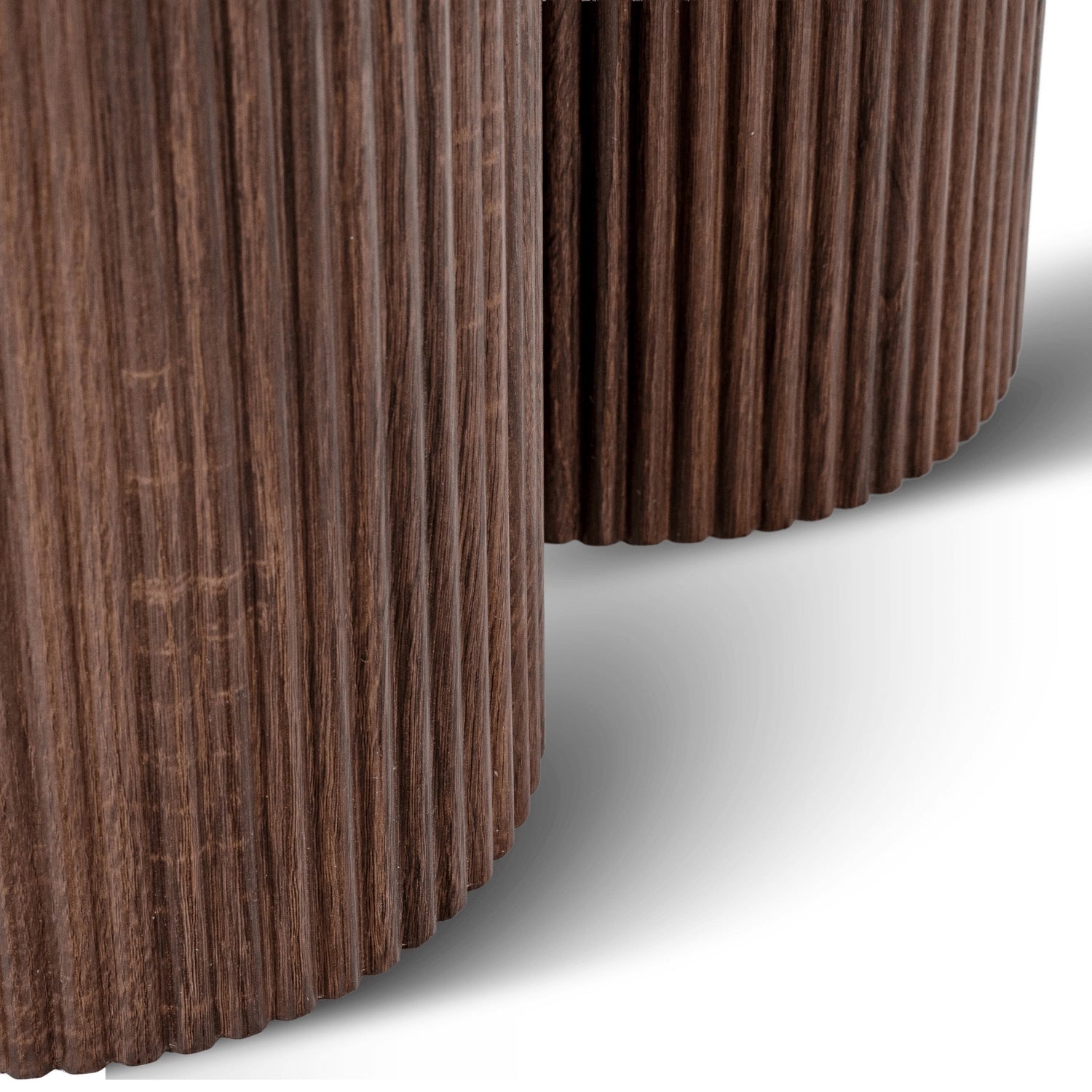 CARTAGENA Couchtisch Travertin/Walnuss 80 cm