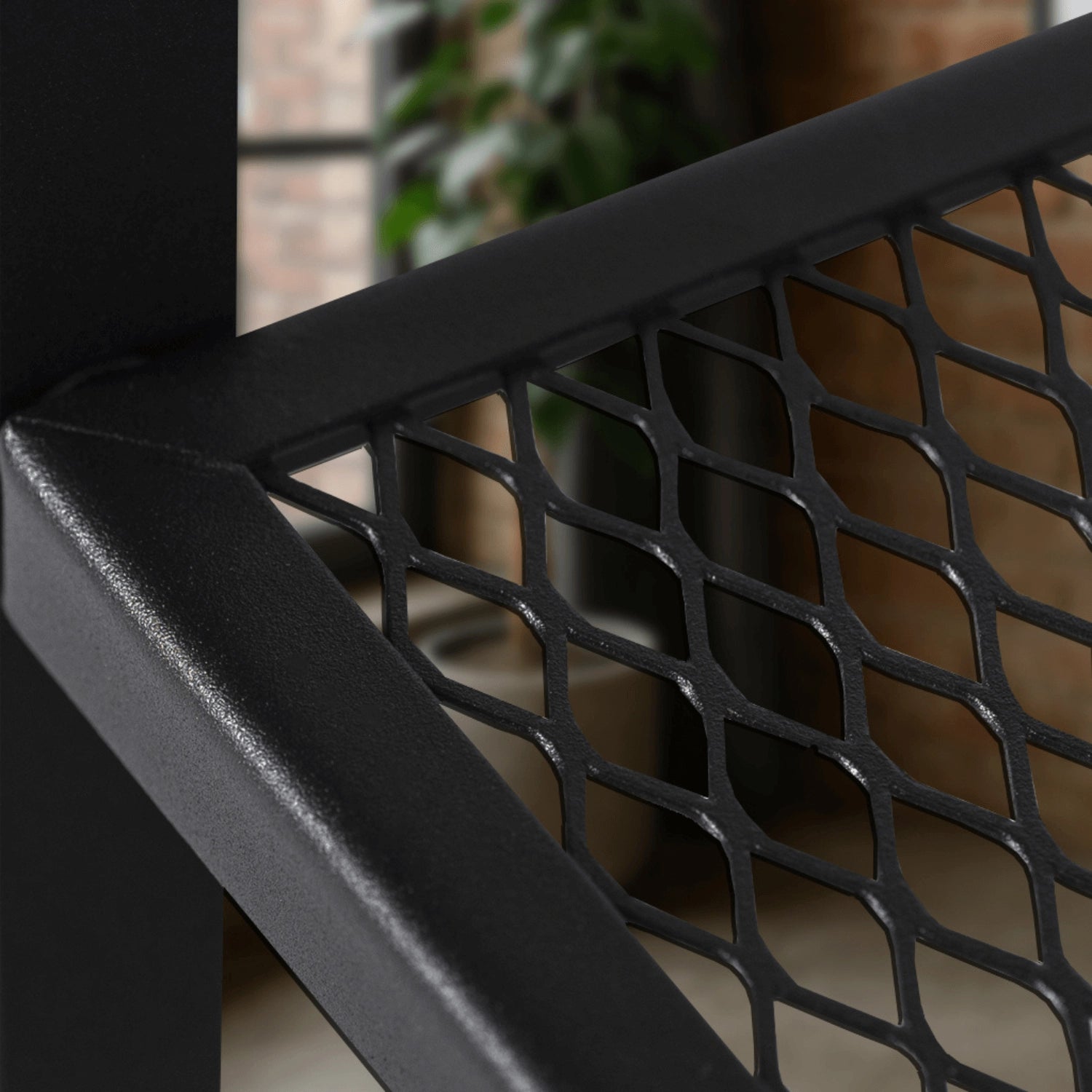 CARTER Couchtisch 60 cm Rustikale Eiche/Schwarz