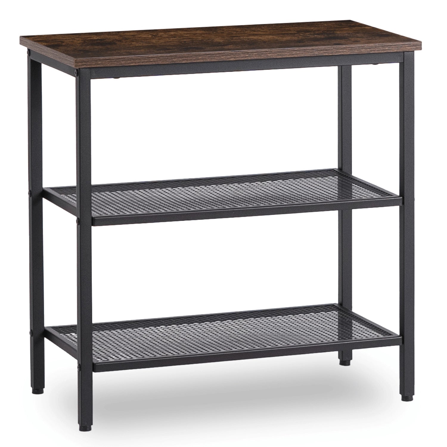 CARTER Couchtisch 60 cm Rustikale Eiche/Schwarz