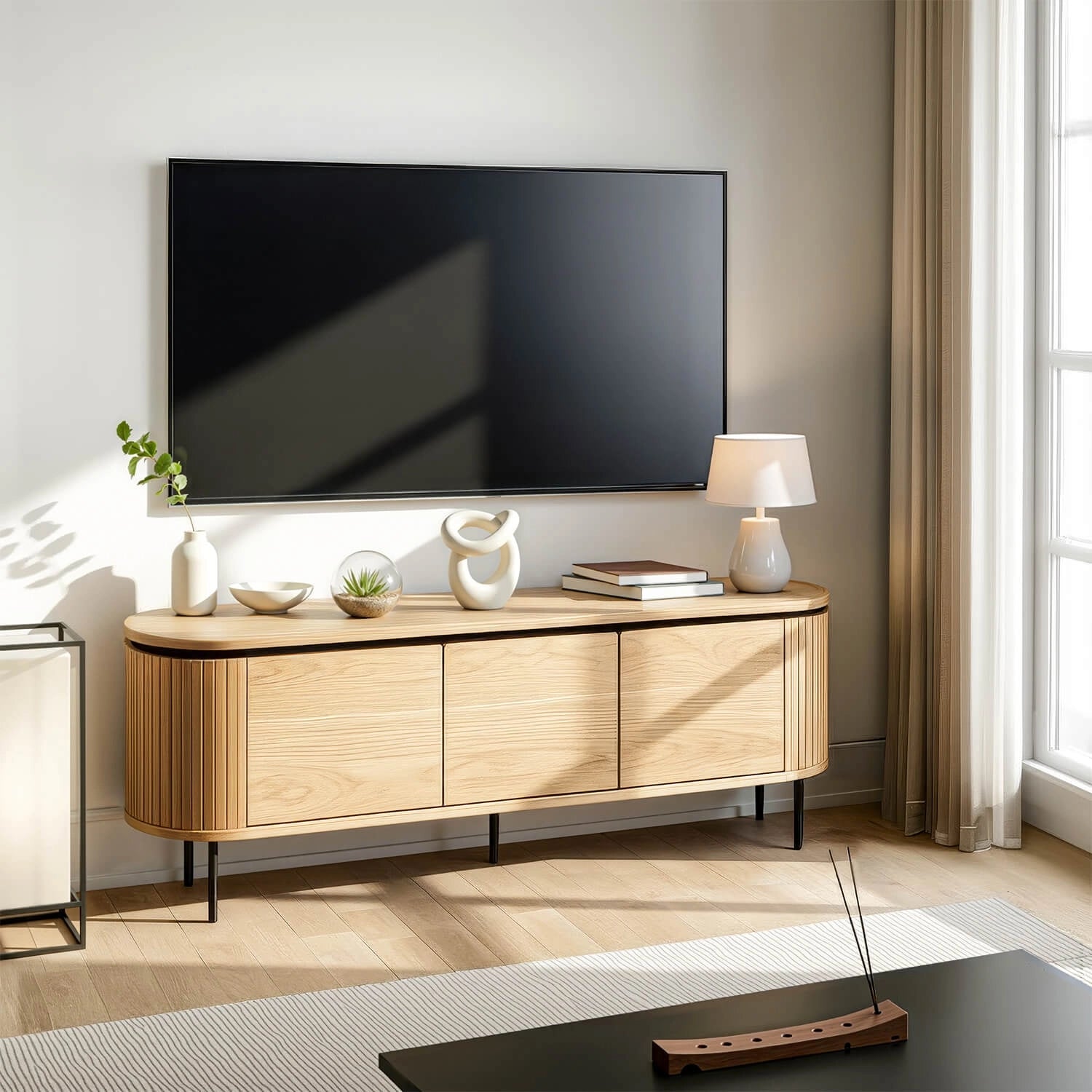 BECK TV-Schrank 160 cm Dreitürig