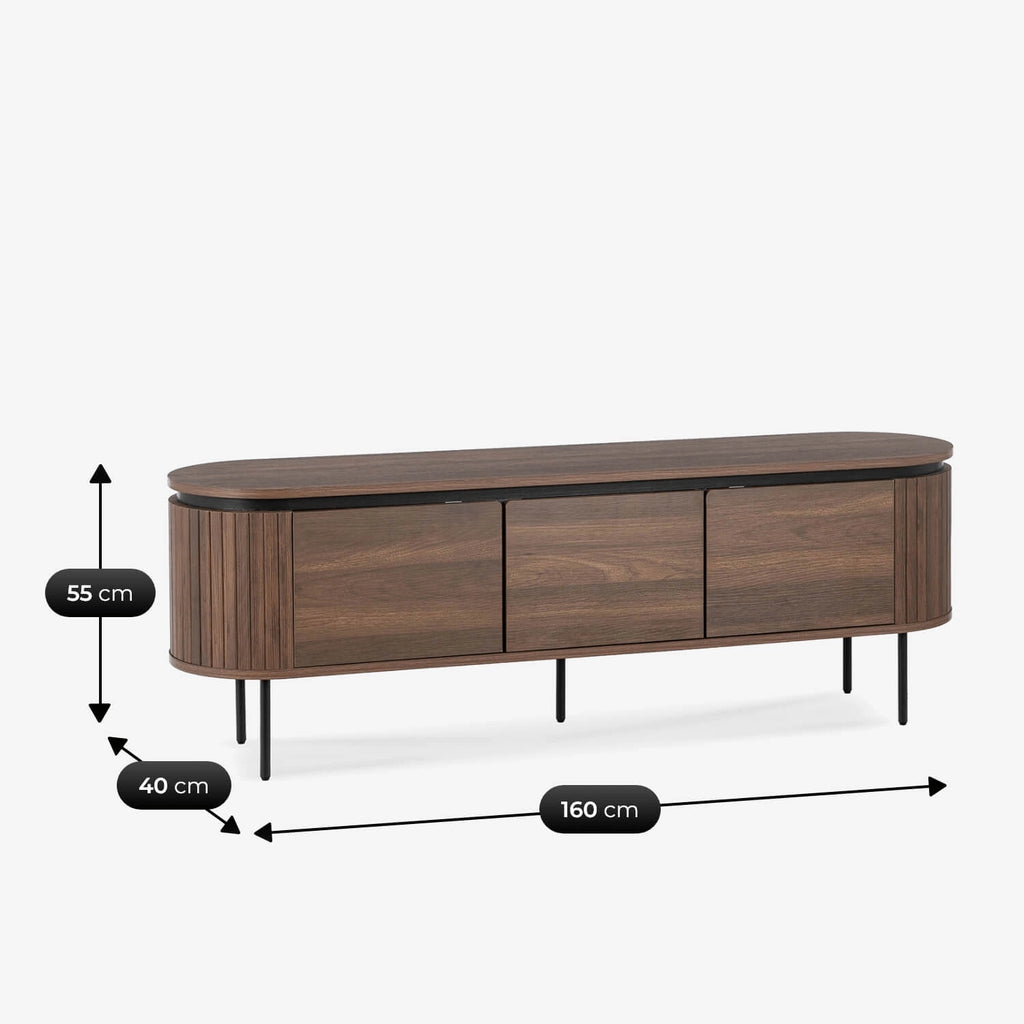 BECK TV-Schrank 160 cm Dreitürig