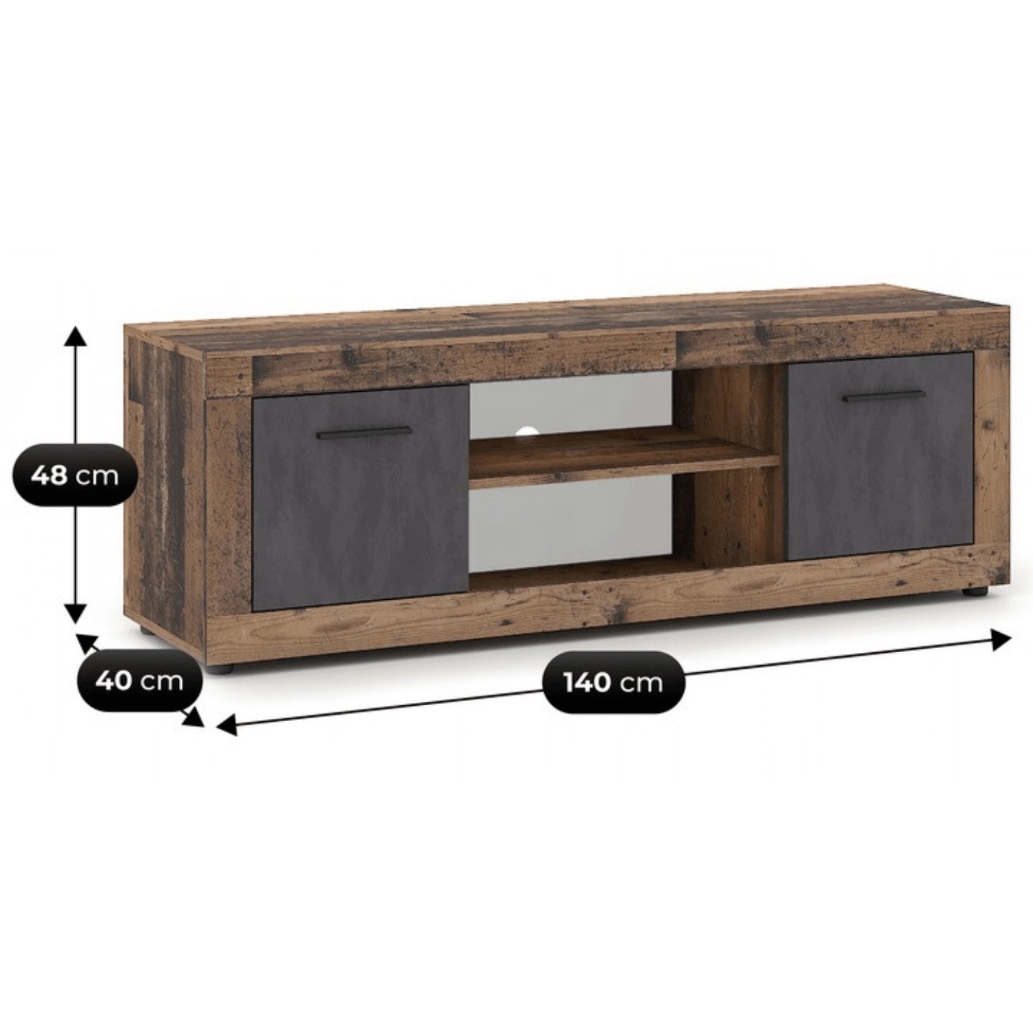 BLAGO TV-Schrank 140 cm