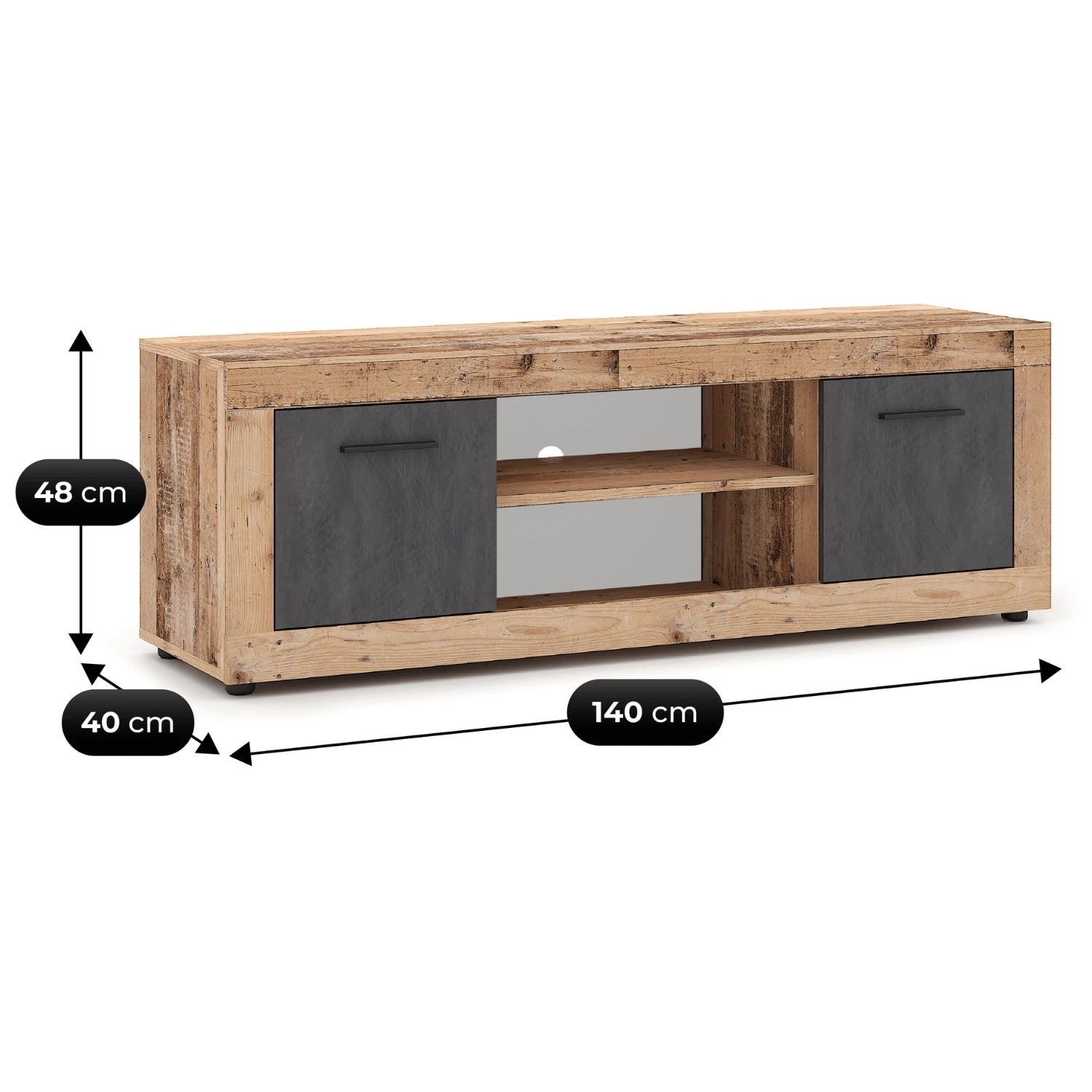 BLAGO TV-Schrank 140 cm