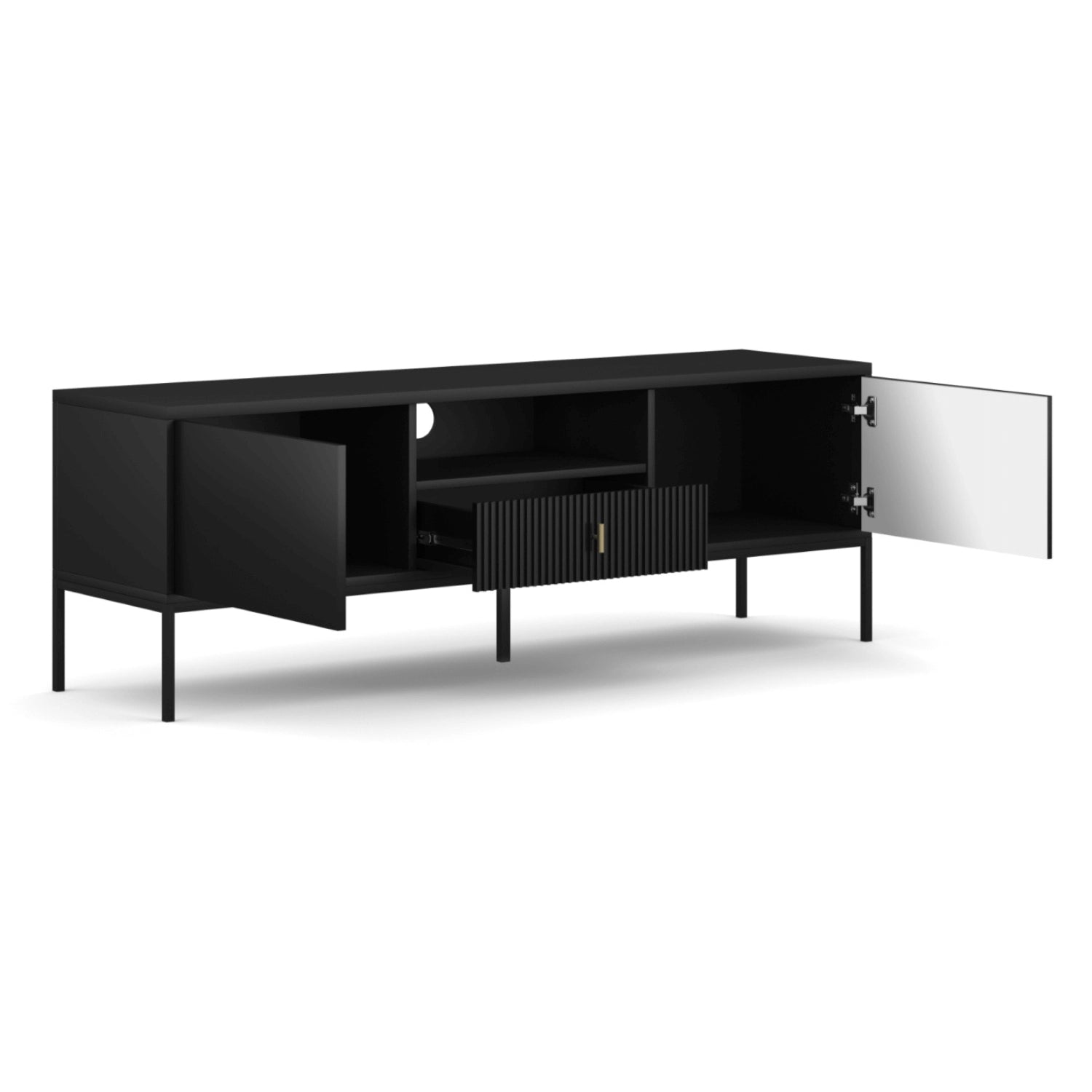 MARCOS TV-Schrank 154 cm Rillen-Front