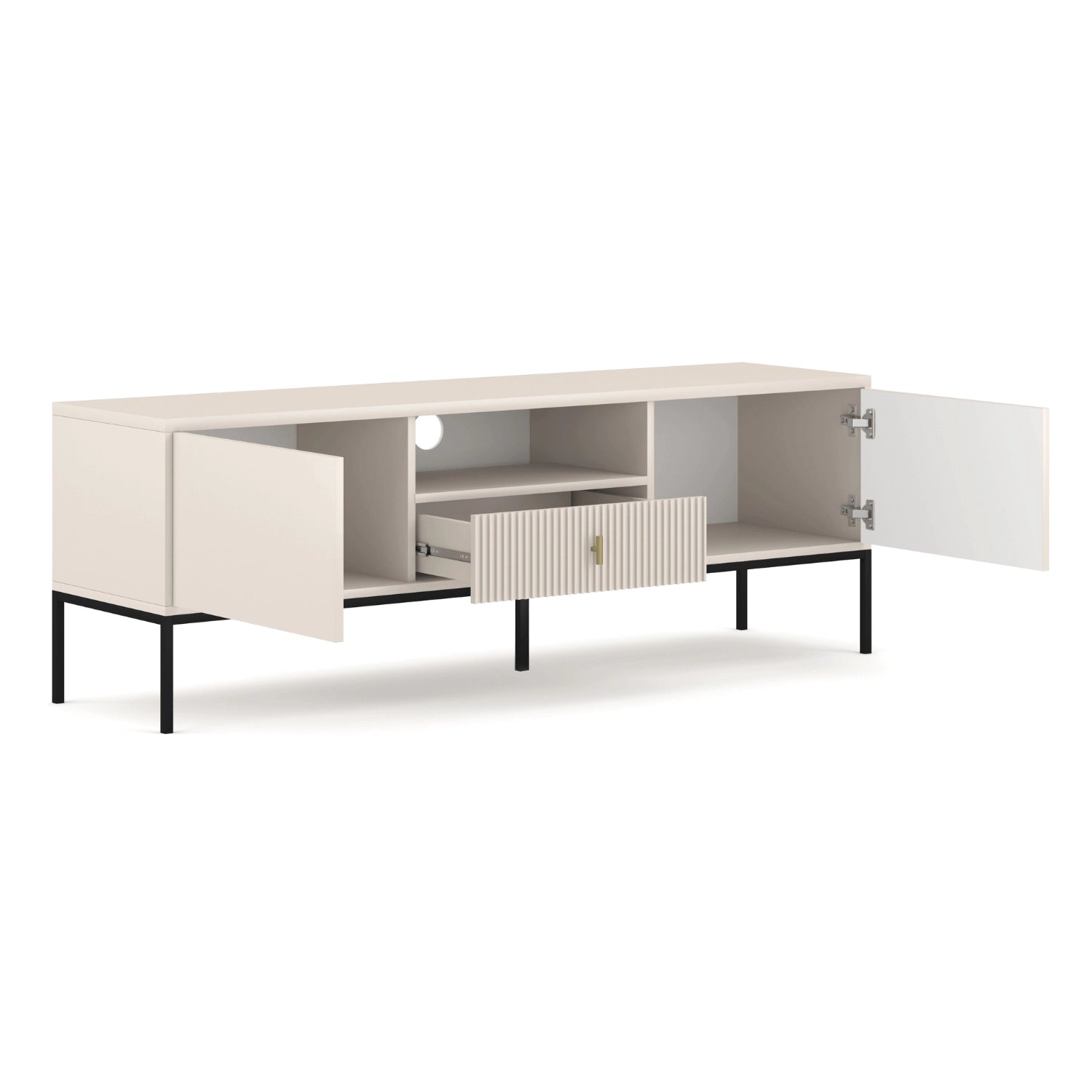MARCOS TV-Schrank 154 cm Rillen-Front