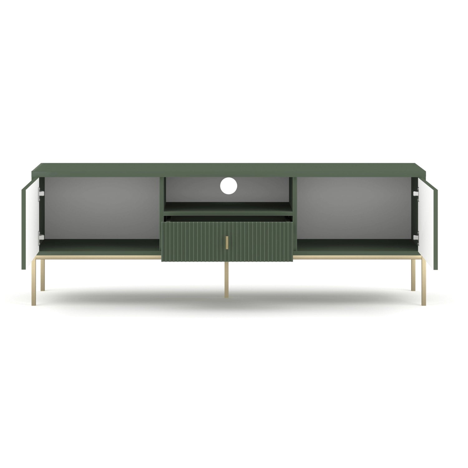 MARCOS TV-Schrank 154 cm Rillen-Front