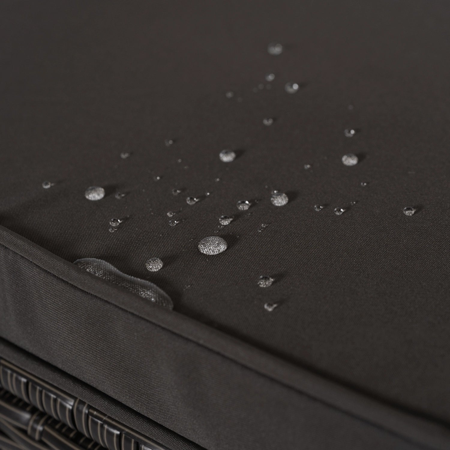 ATLANTA Gartenmöbelset schwarz