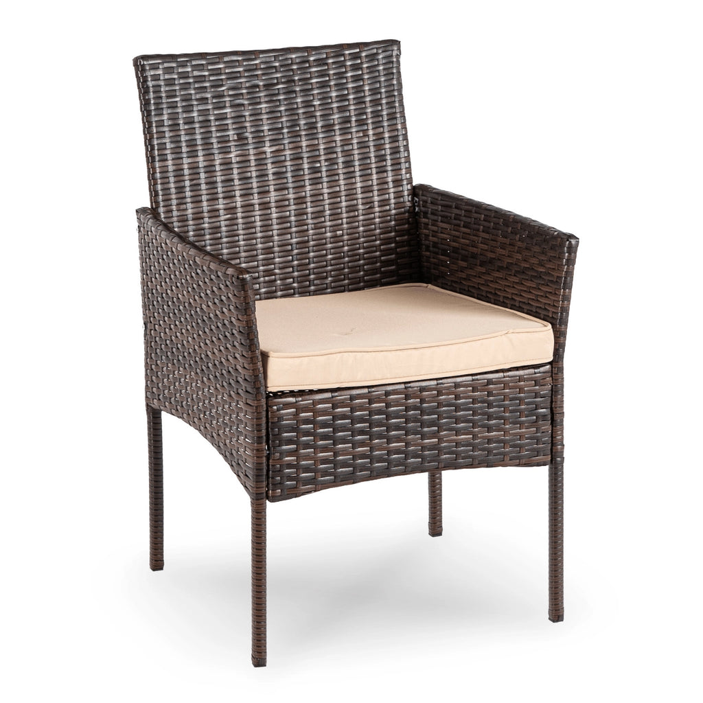 AZUL Gartenmöbel-Set Braun/Beige