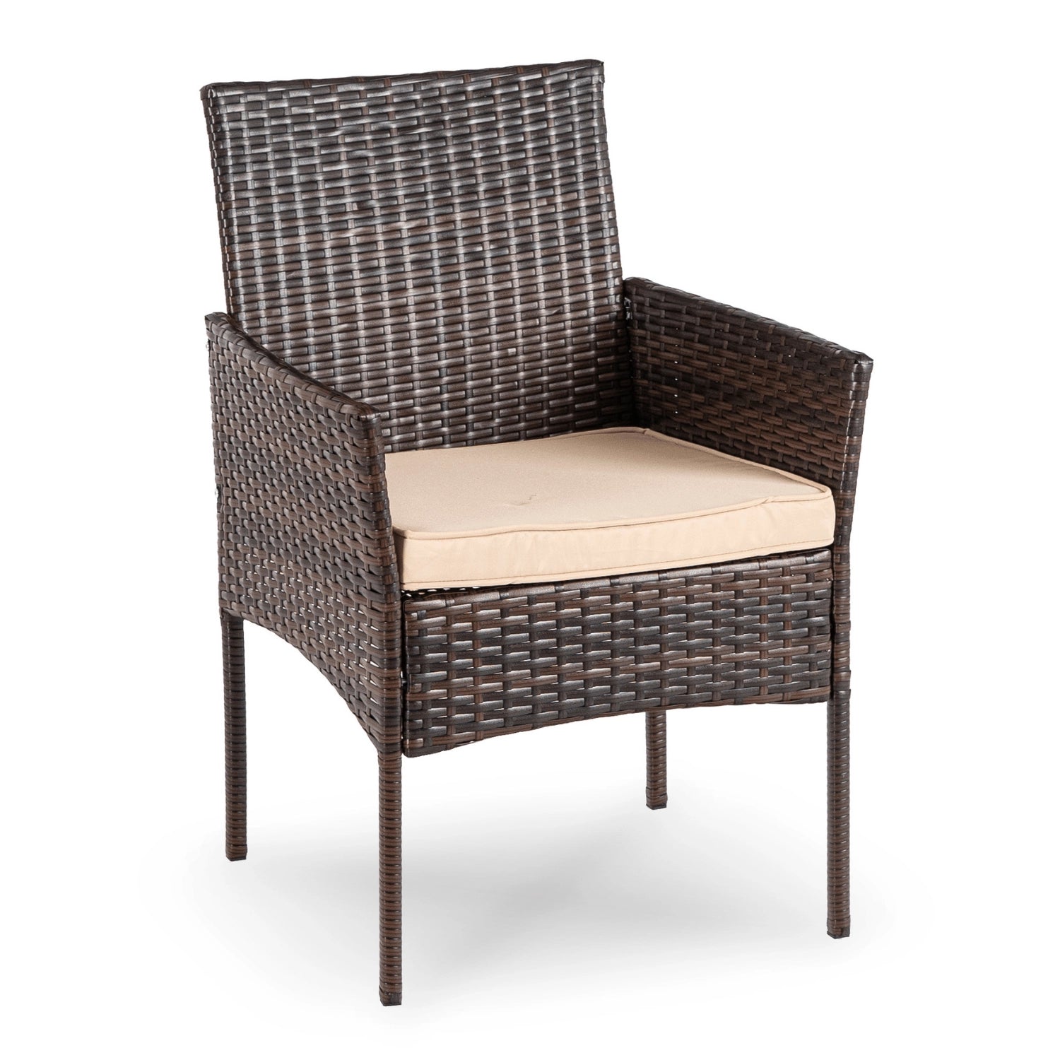 AZUL Gartenmöbel-Set Braun/Beige